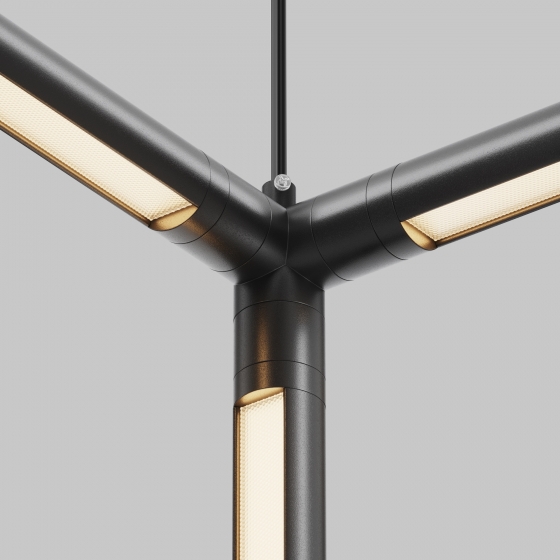 Коннектор T-образный для системы Shelf черный 3