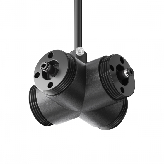 Коннектор X-образный для системы Shelf черный 1