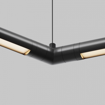 Угловой коннектор 120° Shelf черный