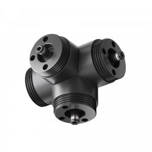 Коннектор X-образный для системы Shelf черный