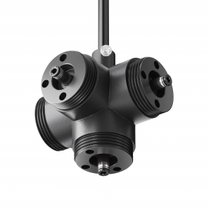 Комплектующие для систем освещения Shelf Х-образный коннектор черный