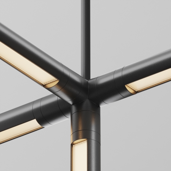 Подвес на жёстком основании Shelf черный 3