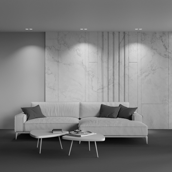 Встраиваемый светильник Gyps Modern белый 2 лампы 5