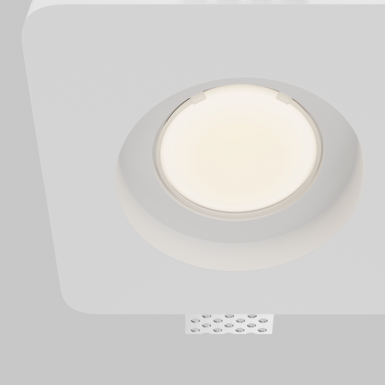 Встраиваемый светильник Gyps Modern белый 2 лампы 9