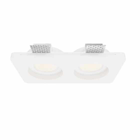 Встраиваемый светильник Gyps Modern белый 2 лампы 1