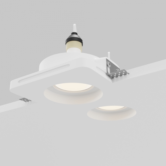 Встраиваемый светильник Gyps Modern белый 2 лампы 4