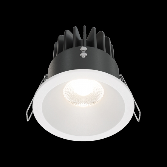 Встраиваемый светильник Zoom круглый белый 3