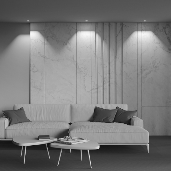 Встраиваемый светильник Alfa LED белый квадратный 11