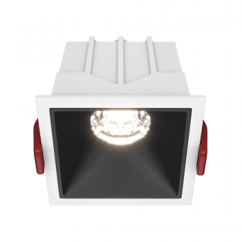 Встраиваемый светильник Alfa LED белый квадратный