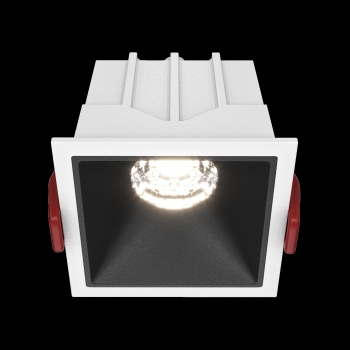 Встраиваемый светильник Alfa LED белый квадратный