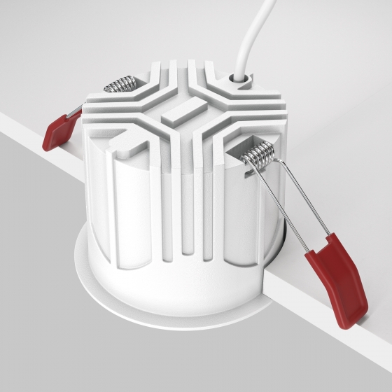 Встраиваемый светильник Alfa LED круглый белый 12