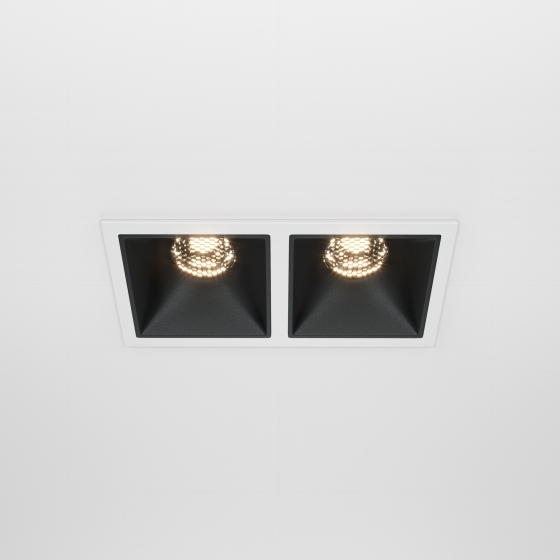 Встраиваемый светильник Альфа LED белый прямоугольный 15