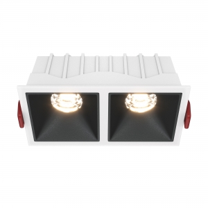 Встраиваемый светильник Альфа LED белый прямоугольный