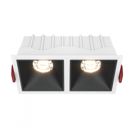 Встраиваемый светильник Альфа LED белый прямоугольный 1