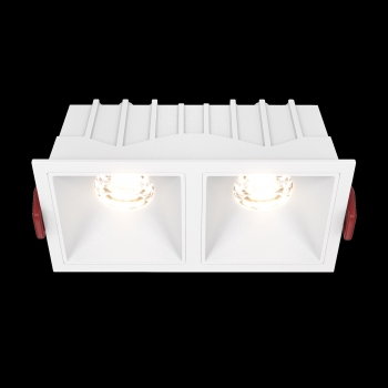 Встраиваемый светильник Alfa LED квадратный белый