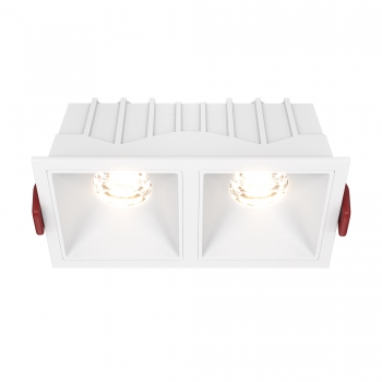Встраиваемый светильник Alfa LED квадратный белый