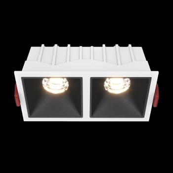 Встраиваемый светильник Alfa LED квадратный белый