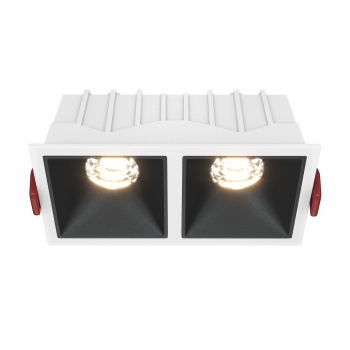 Встраиваемый светильник Alfa LED квадратный белый
