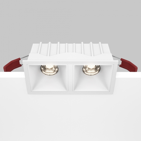 Встраиваемый светильник Альфа LED белый 126x65 мм 17