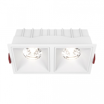 Встраиваемый светильник Alfa LED белый квадратный