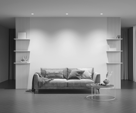 Встраиваемый светильник Share круглый белый 13