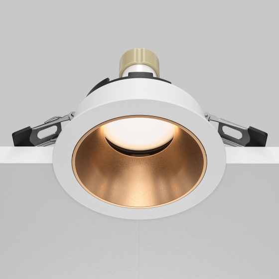 Встраиваемый светильник Share круглый белый 6