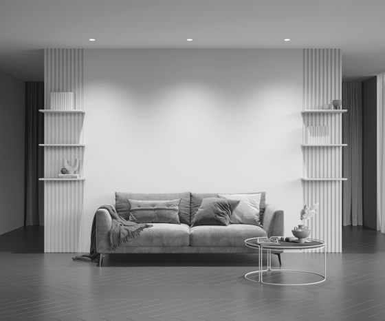 Встраиваемый светильник Share круглый белый 9