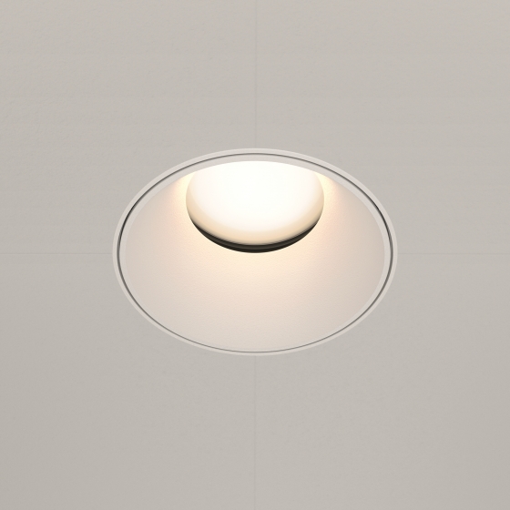 Встраиваемый светильник Share круглый белый 6