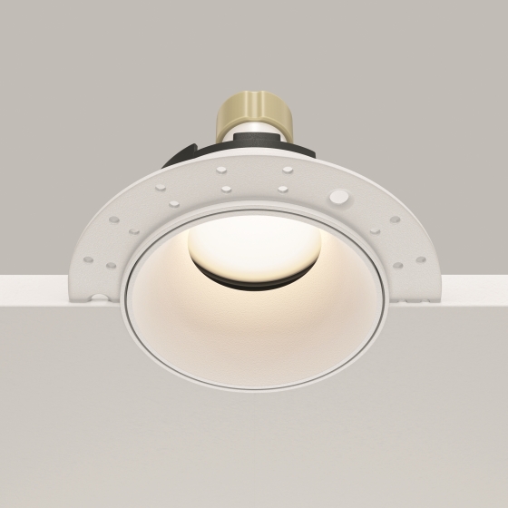 Встраиваемый светильник Share круглый белый 7