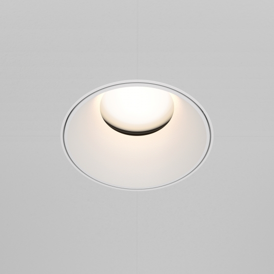 Встраиваемый светильник Share круглый белый 12