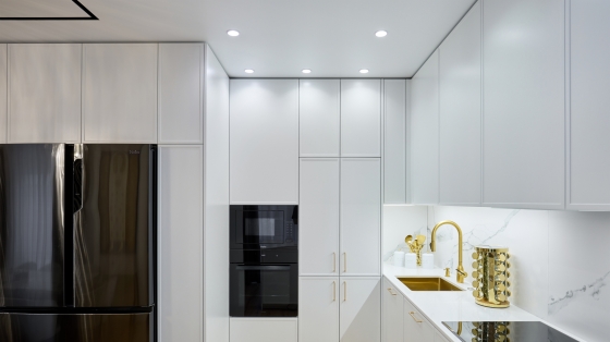 Встраиваемый светильник Share круглый белый 2