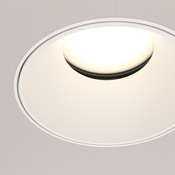 Встраиваемый светильник Share круглый белый 5