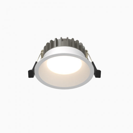 Встраиваемый светильник Okno белый круглый 1