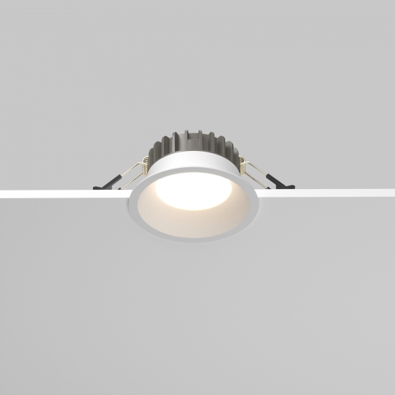 Встраиваемый светильник Okno белый круглый 5