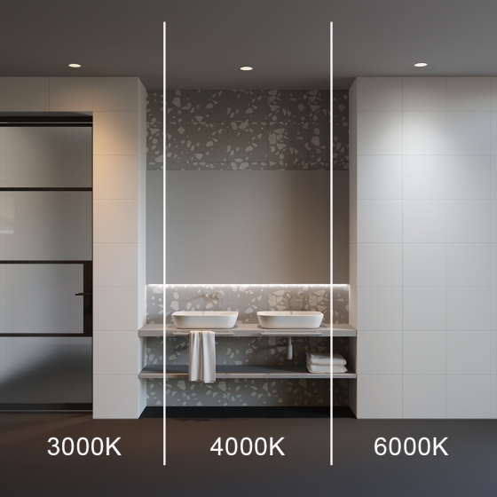 Встраиваемый светильник Okno белый круглый 6