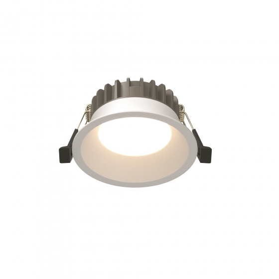 Встраиваемый светильник Okno белый круглый 9