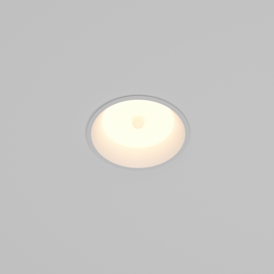 Встраиваемый светильник Okno круглый белый 4
