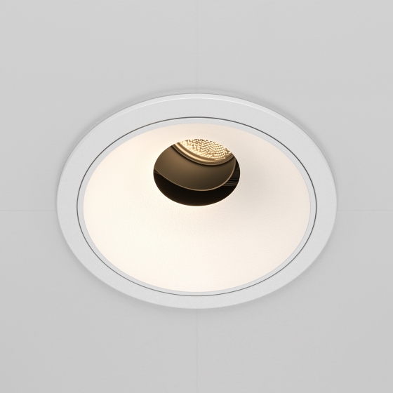 Встраиваемый светильник Wise круглый белый 22