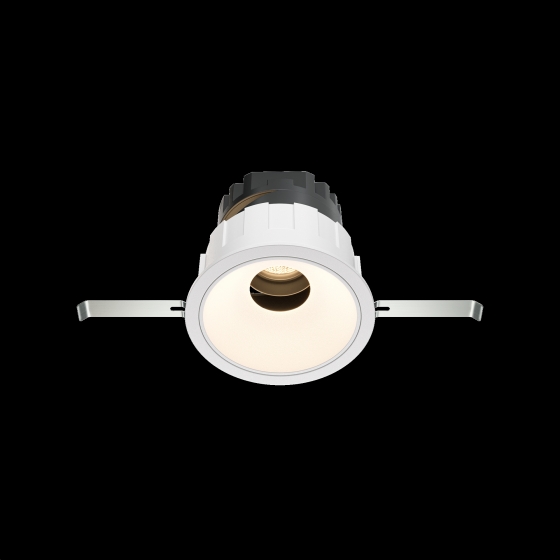 Встраиваемый светильник Wise круглый белый 4