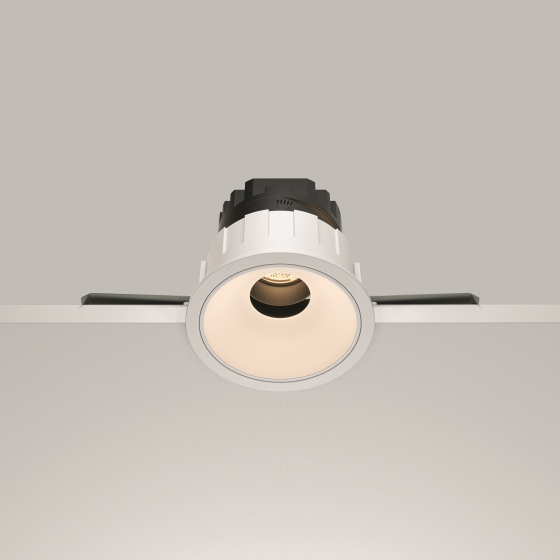 Встраиваемый светильник Wise круглый белый 8