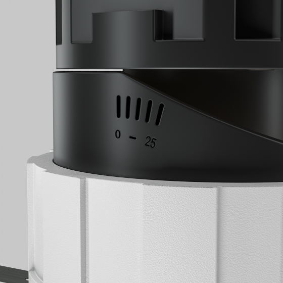 Встраиваемый светильник Wise круглый белый 17