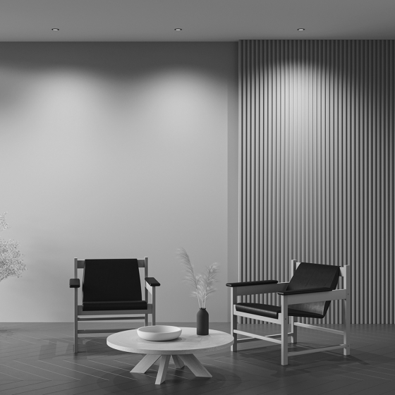 Встраиваемый светильник Wise черный круглый 9