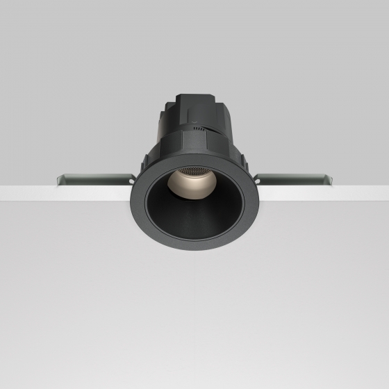 Встраиваемый светильник Wise черный круглый 32