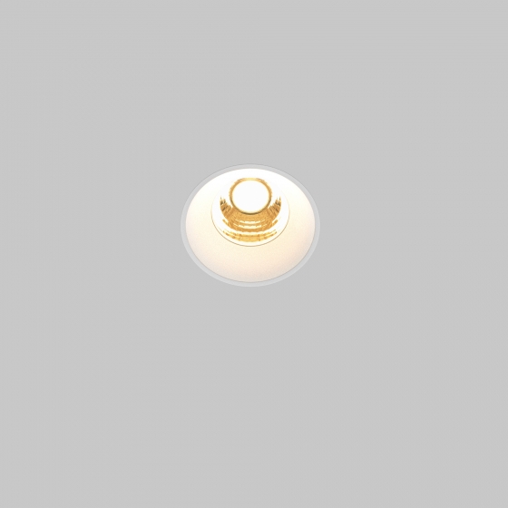 Встраиваемый светильник Round белый круглый 4