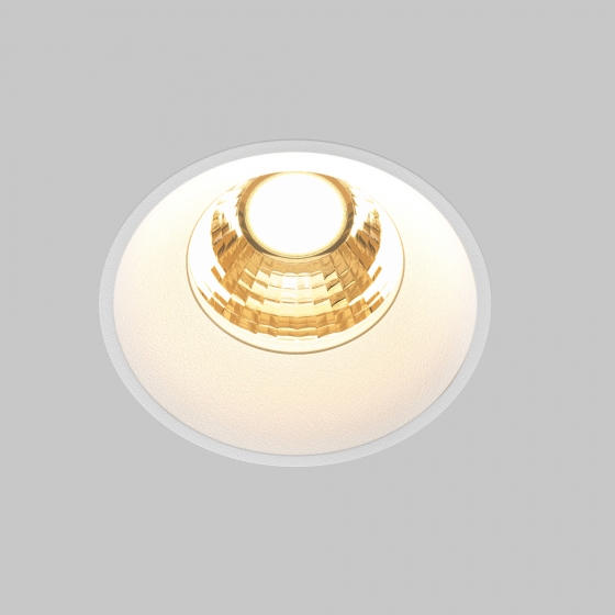 Встраиваемый светильник Round белый круглый 2