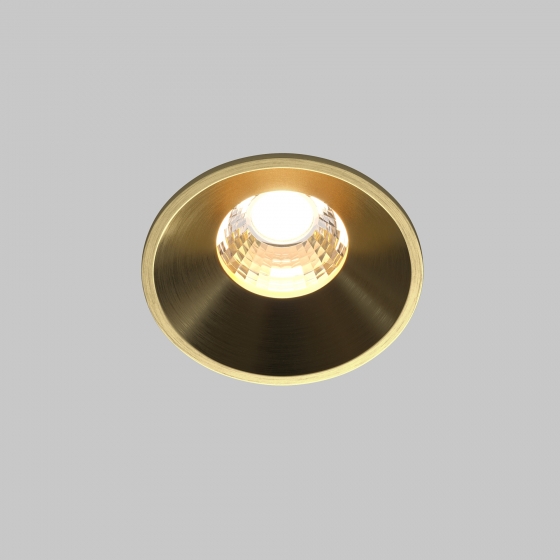 Встраиваемый светильник Round латунь 60 мм 3