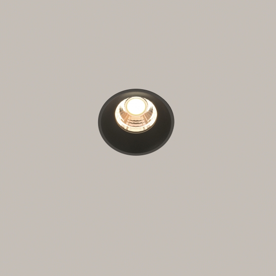 Встраиваемый светильник Round черный 5