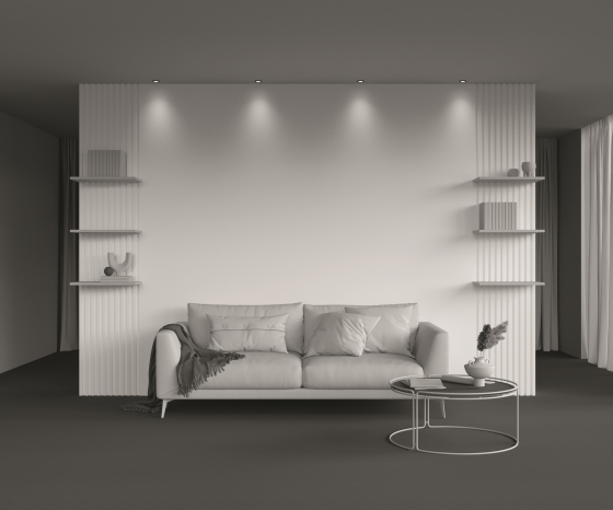 Встраиваемый светильник Round черный 8