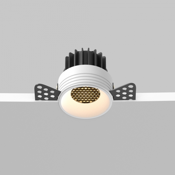 Встраиваемый светильник Round круглый белый 2