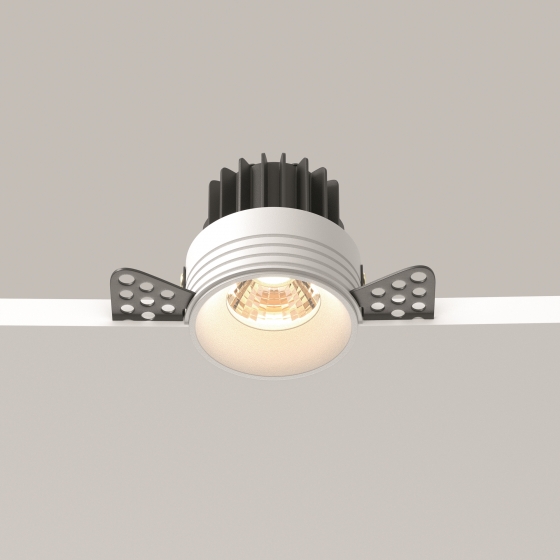 Встраиваемый светильник Round круглый белый 7